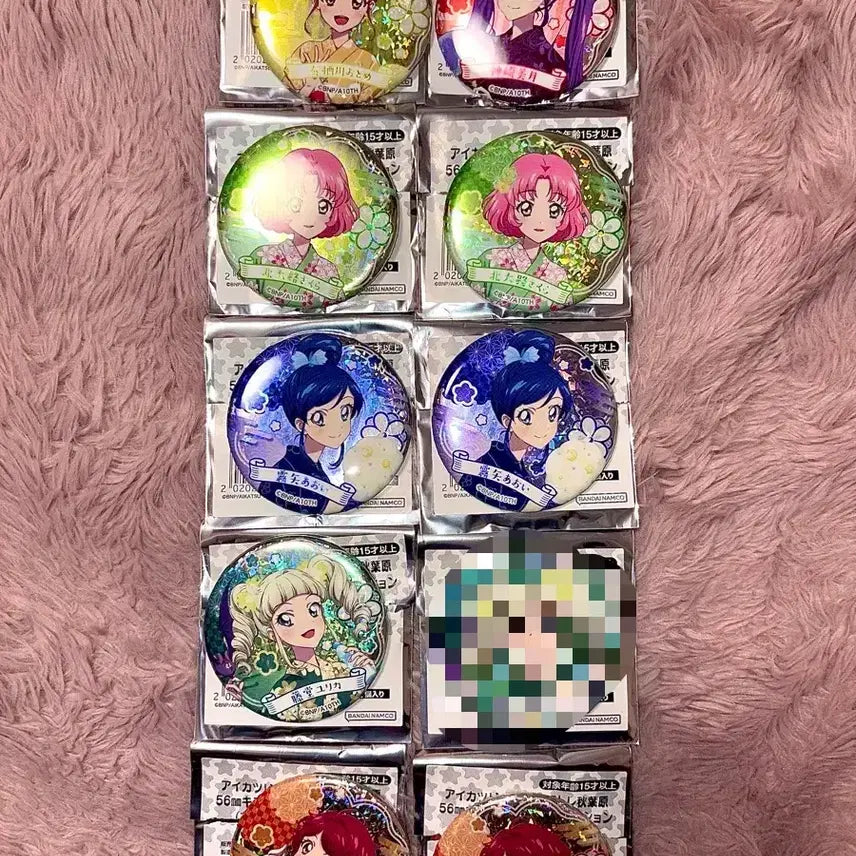 [BUNJANG] Aikatsu Summer Party Can Badges / 아이카츠 썸머파티 캔뱃지 판매