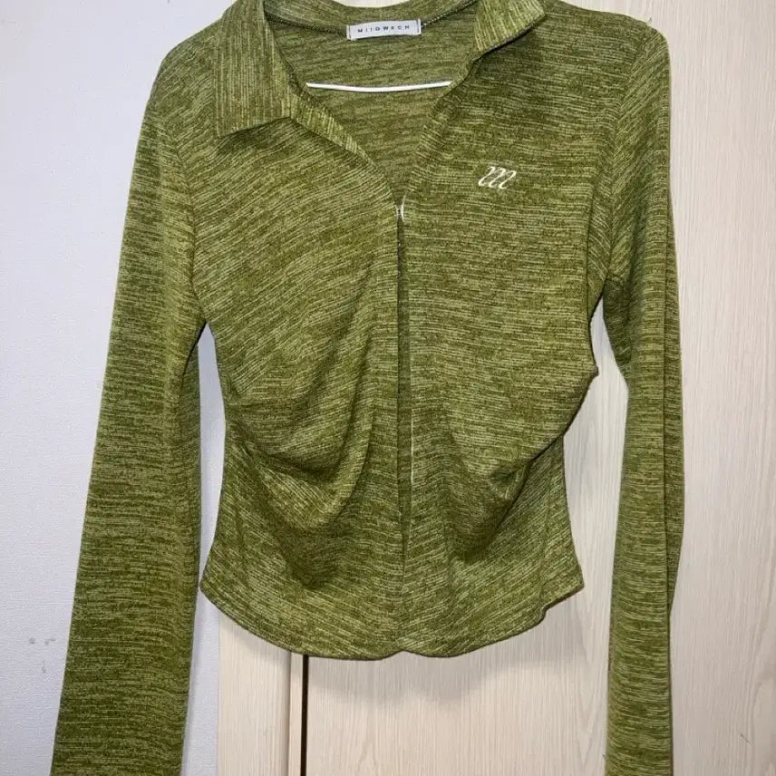 [BUNJANG] MIIGWECH Olive Knit Cardigan / MIIGWECH 니트 가디건 올리브