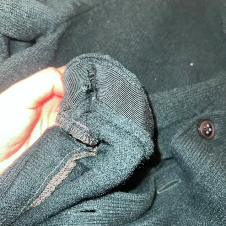 [BUNJANG] Lacoste Dark Green Cardigan / 라코스테 다크그린 가디건