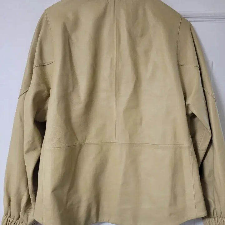 [BUNJANG] Leather Zip-up Jacket / 양가죽 천연가죽 집업자켓