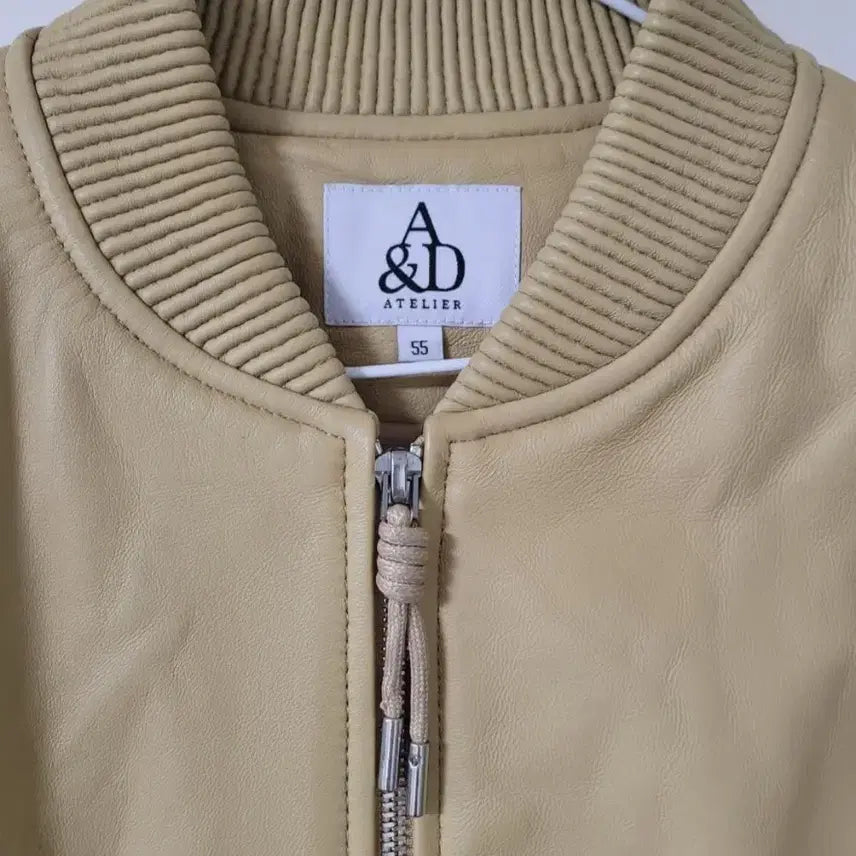 [BUNJANG] Leather Zip-up Jacket / 양가죽 천연가죽 집업자켓