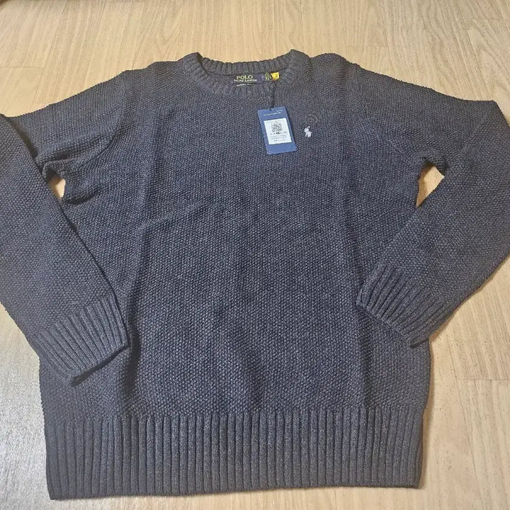[BUNJANG] Polo Ralph Lauren Waffle Knit / 폴로 랄프로렌 와플니트 챠콜색상