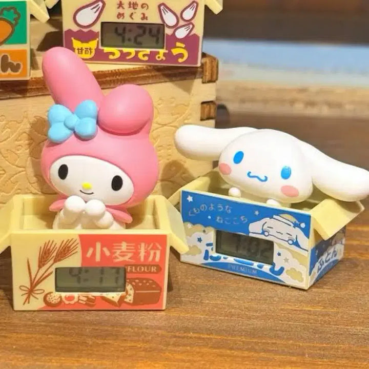 [BUNJANG] Sanrio Cinnamoroll Cardboard Clock / (미개봉) 산리오 골판지 시계 가챠 시나모롤