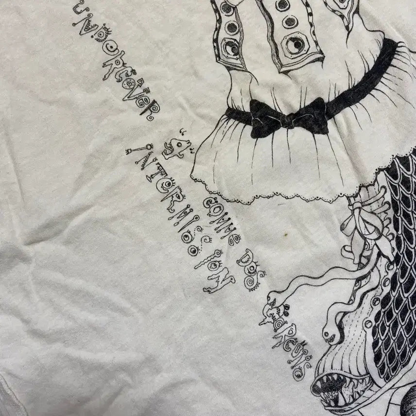 [BUNJANG] Undercover Comme des Garcons Collaboration Intermission T-shirt / 언더커버 2000년대 초기 꼼데가르송 콜라보 인터미션 티셔츠M사이즈