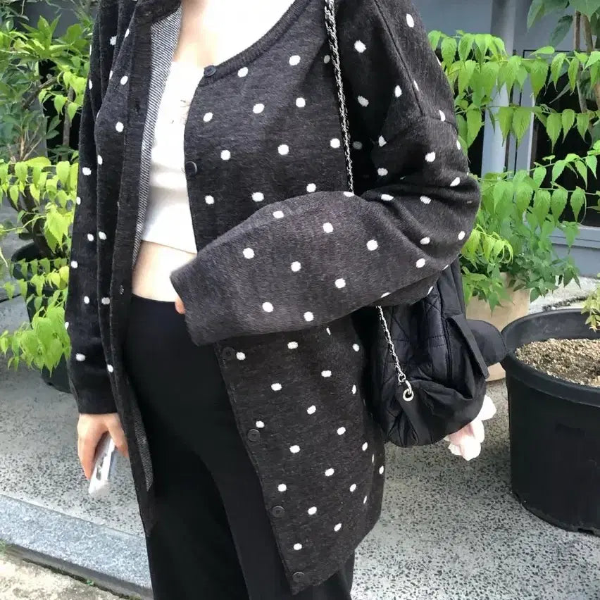 [BUNJANG] MyB Vin Dot Cardigan / 마이빈 도트가디건