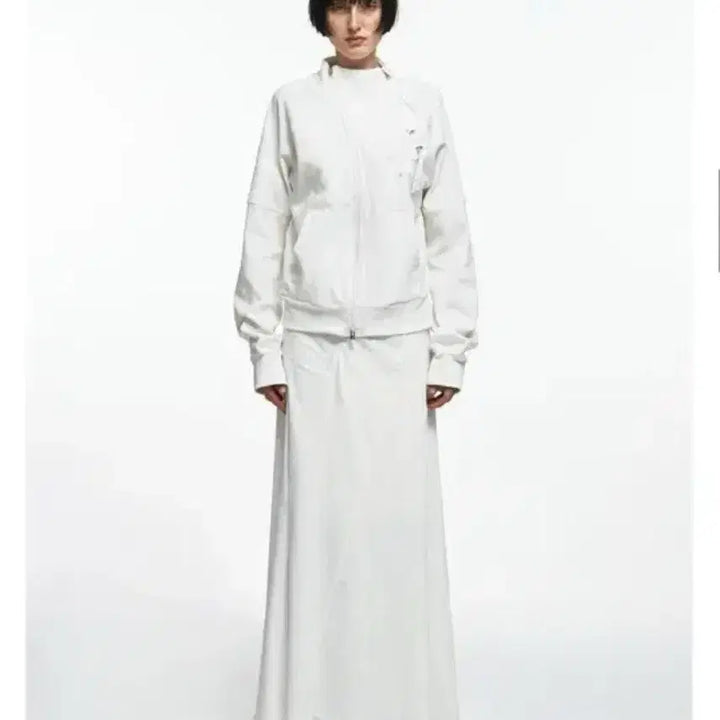 [BUNJANG] Nake Zip Detail Track Jersey Ivory / 나체 ZIP DETAIL TRACK JERSEY IVORY_사이즈 0