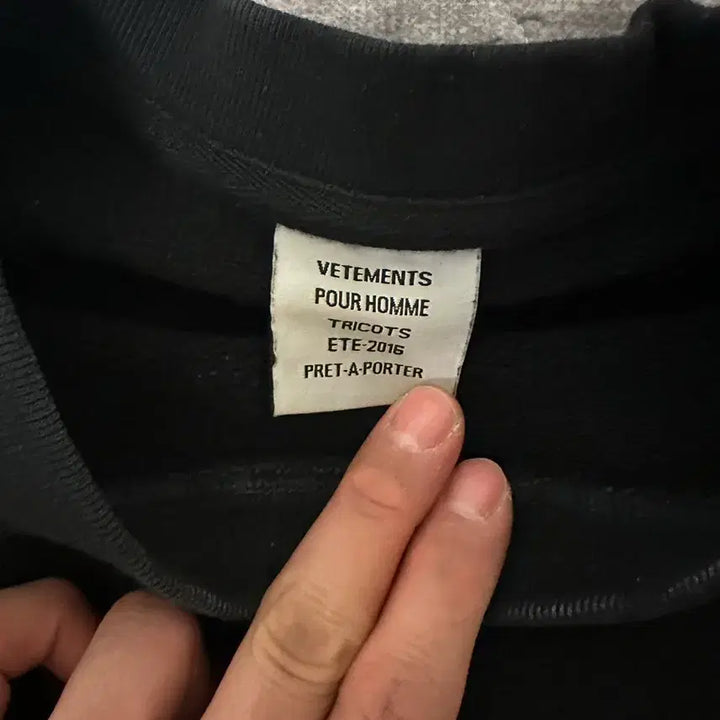 [BUNJANG] Vetements Champion Parody Sweatshirt / [S] 베트멍 챔피언 패러디 스웻셔츠