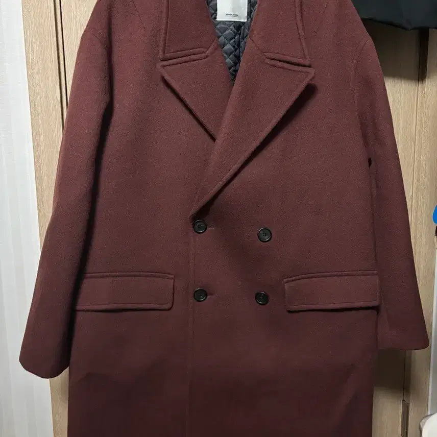 [BUNJANG] Andersson Bell Double Breasted Coat / Andersson Bell 더블 브레스트 코트 버건디 팝니다.