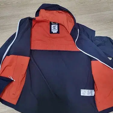 [BUNJANG] Timberland Navy Polyester Windbreaker Jacket / 팀버랜드 바람막이 점퍼