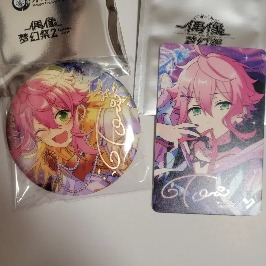 [BUNJANG] Ensemble Stars Himemiya Tori Bundle Set Can Badge Photocard / 앙상블스타즈 중스타 히메미야 토리 캔뱃지 포토카드 일괄