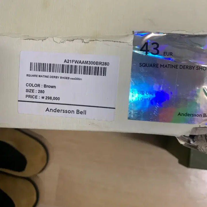 [BUNJANG] Anderson Bell Derby Shoes / 앤더슨밸 더비슈즈