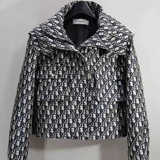 [SOLD OUT] 크리스챤디올 오블리크 크롭 후드 자켓