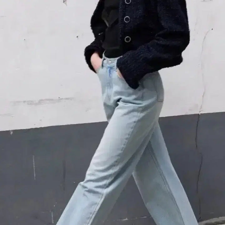 [SOLD OUT] 마론에디션 와이드 연청 데님 팬츠