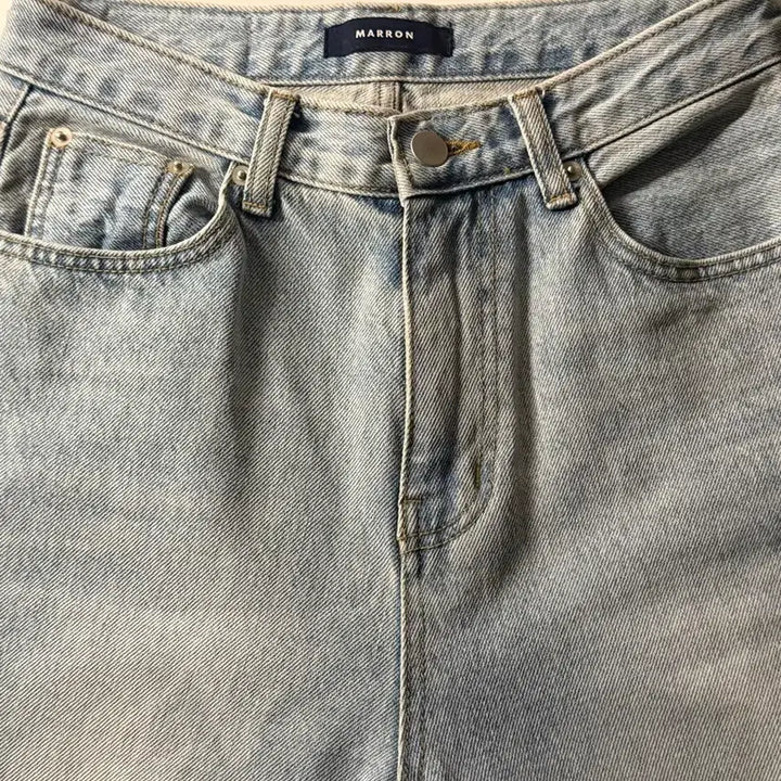 [SOLD OUT] 마론에디션 와이드 연청 데님 팬츠