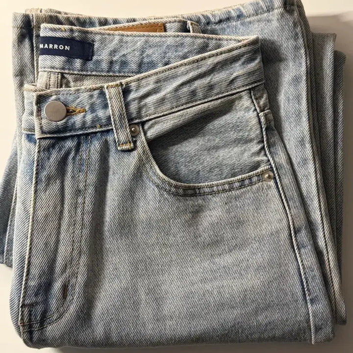 [SOLD OUT] 마론에디션 와이드 연청 데님 팬츠