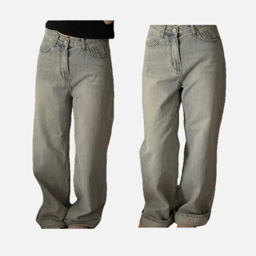 [SOLD OUT] 마론에디션 와이드 연청 데님 팬츠