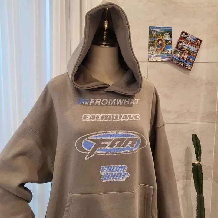 [BUNJANG] AN FROMWHAT Pigment Dyed Hoodie / AN FROMWHAT 후드티 피그먼트 다이