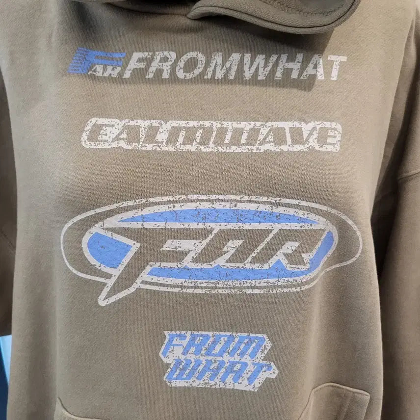 [BUNJANG] AN FROMWHAT Pigment Dyed Hoodie / AN FROMWHAT 후드티 피그먼트 다이