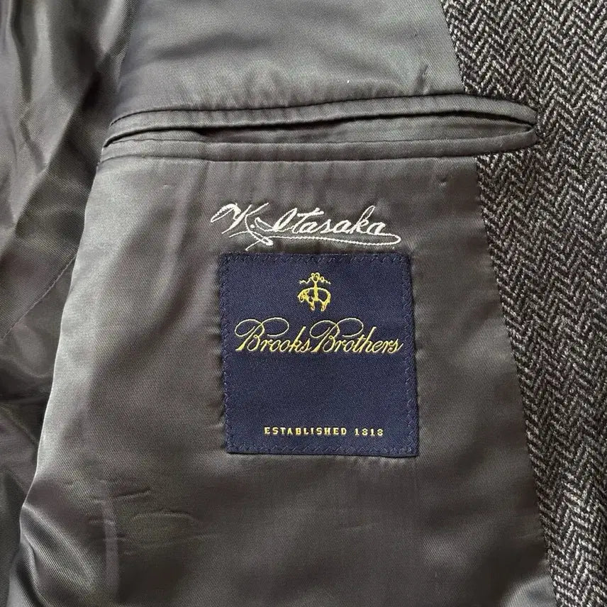 [BUNJANG] Brooks Brothers Herringbone Jacket / 브룩스 브라더스 그레이 헤링본 자켓