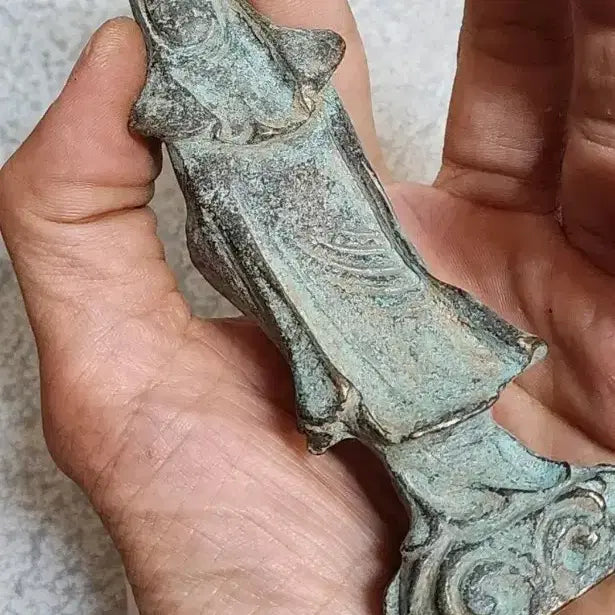 [BUNJANG] Bronze Buddha Statue Antique Item / ㄷ청동불 71.호신불.부처님.출토.골동품.불경.탱화.행운