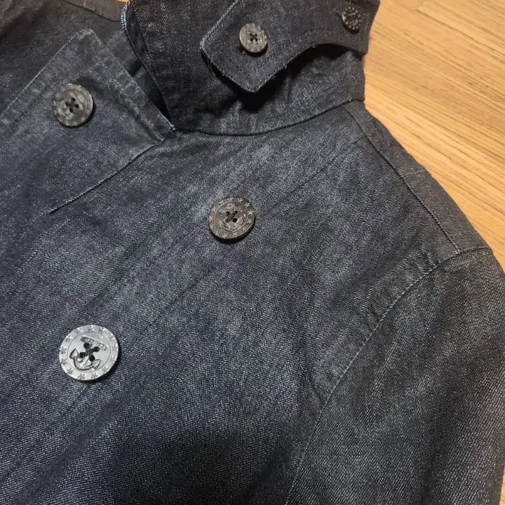 [BUNJANG] Ralph Lauren Black Label Denim Pea Coat S / 랄프로렌 블랙라벨 데님 피코트 S