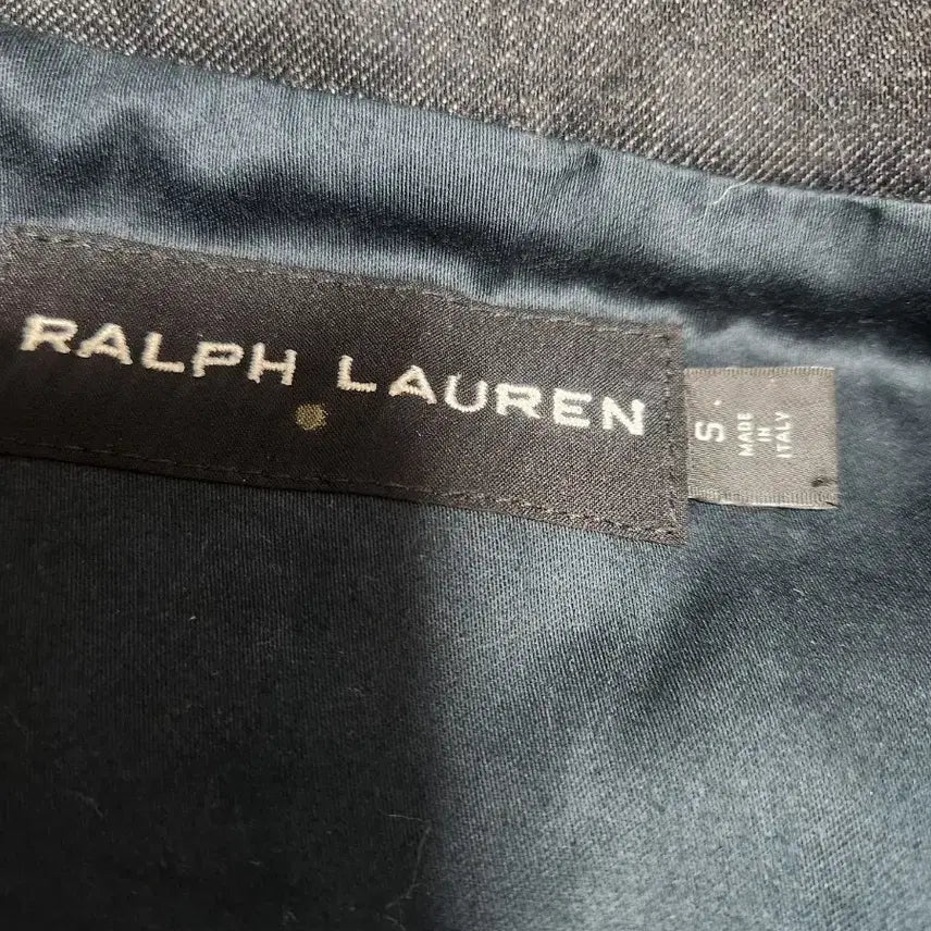 [BUNJANG] Ralph Lauren Black Label Denim Pea Coat S / 랄프로렌 블랙라벨 데님 피코트 S