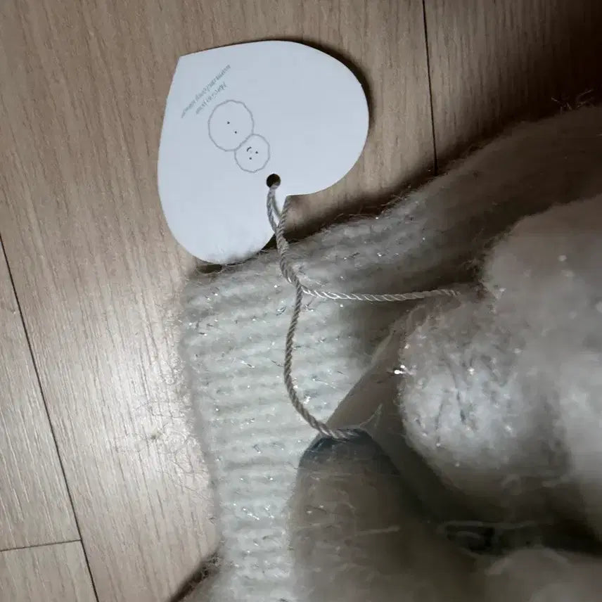 [BUNJANG] Ornament Cable Knit Silver Thread Knit / 유리에 오너먼트 케이블니트 은사니트