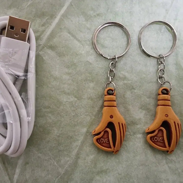 [BUNJANG] Hand Shape Keyring (Set of 2) / 귀여운 손모양 키링 2개