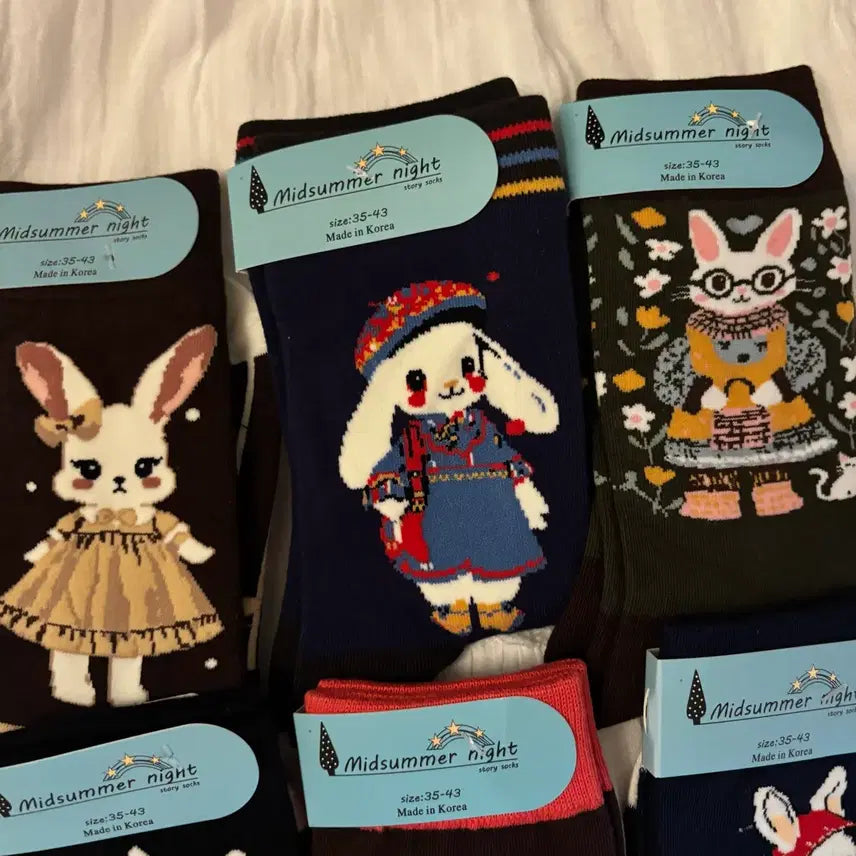 [BUNJANG] Rabbit Cotton Socks / 귀여운 토끼 면 양말 삭스