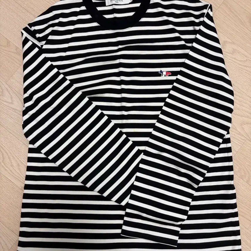 [BUNJANG] Maison Kitsune Striped Long Sleeve / 메종키츠네 스트라이프 롱슬리브