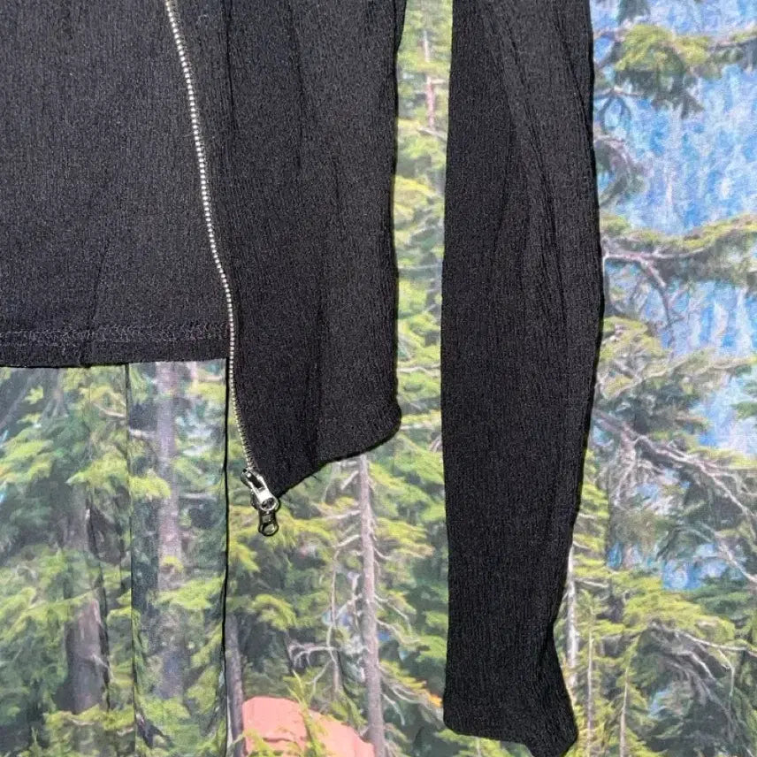 [BUNJANG] Cropped Cardigan / 블랙 크롭가디건 숏가디건 집업 크롭 닝닝 빈티지 스판 댄스부