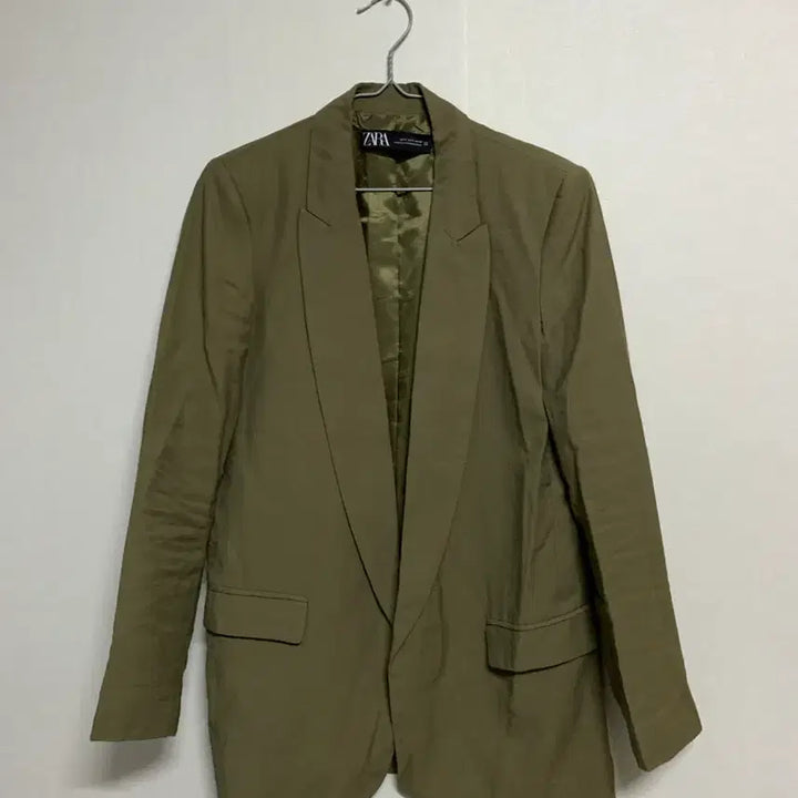 [BUNJANG] ZARA Khaki Blazer Jacket (Size S) / 자라 zara 카키색 블레이저 자켓 S사이즈
