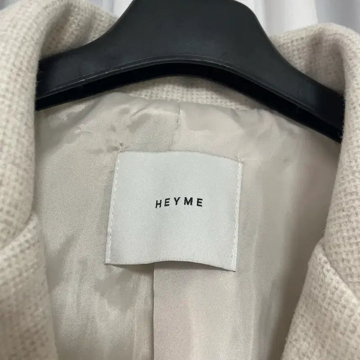 [BUNJANG] Wool Blend Long Coat Ivory 55 / 울혼방 롱 코트 아이보리 55