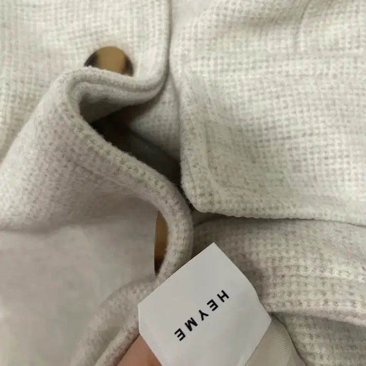 [BUNJANG] Wool Blend Long Coat Ivory 55 / 울혼방 롱 코트 아이보리 55