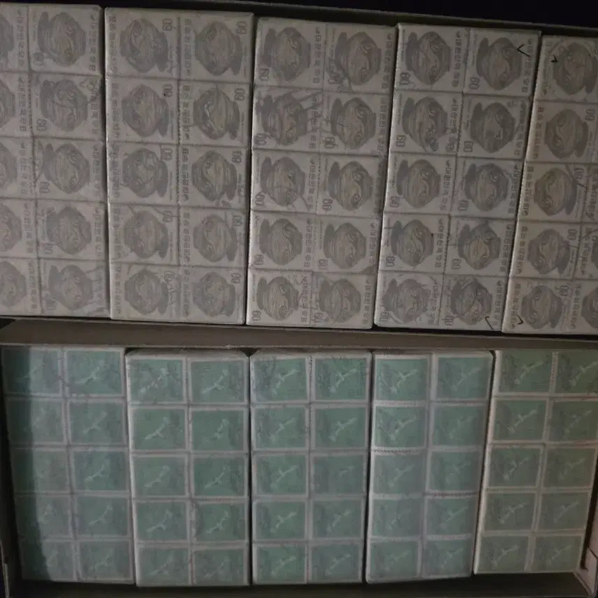 [BUNJANG] Korean Stamps Bundle Set / 한국 우표 60원   10 원   액면가 묶음 세트 3만5천장
