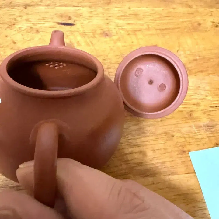 [BUNJANG] Semi-Handmade Purple Clay Teapot / (1106)10년정도된 반수공 자사호(중)