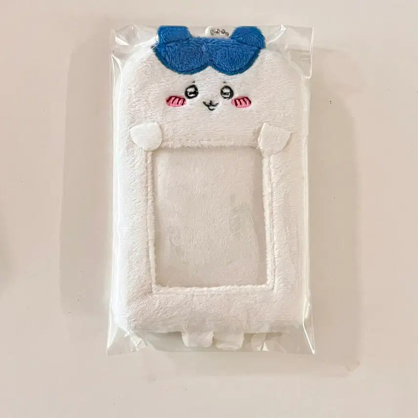[BUNJANG] Hachiware Photocard Holder Keyring / 하치와레 포카홀더 키링 포토카드 탑로더