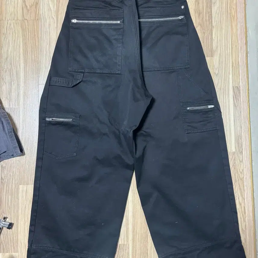 [BUNJANG] EA NU-MAC Carpenter Pants Black / [L] 이에이 NU-MAC CARPENTER PANTS Black