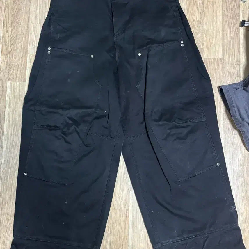 [BUNJANG] EA NU-MAC Carpenter Pants Black / [L] 이에이 NU-MAC CARPENTER PANTS Black