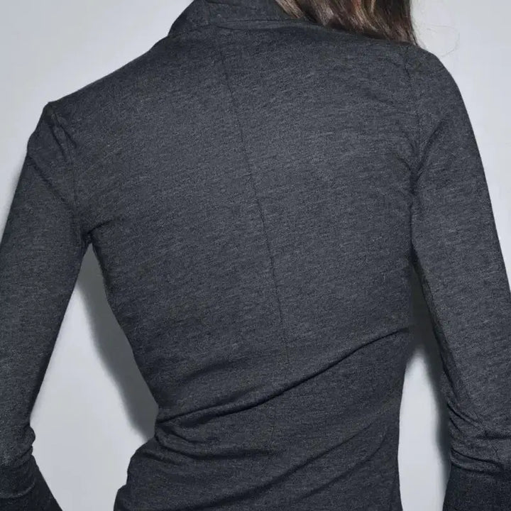 [BUNJANG] ZARA Drape T-Shirt (S) / [택ㅇ 새상품] 자라 드레이프 티셔츠 S