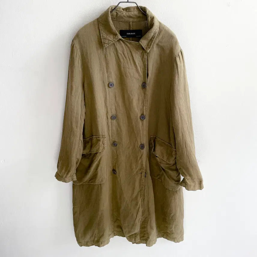[BUNJANG] Zara Linen Coat / L) 자라 린넨 코트