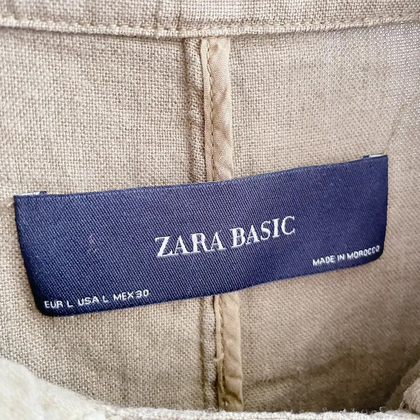 [BUNJANG] Zara Linen Coat / L) 자라 린넨 코트