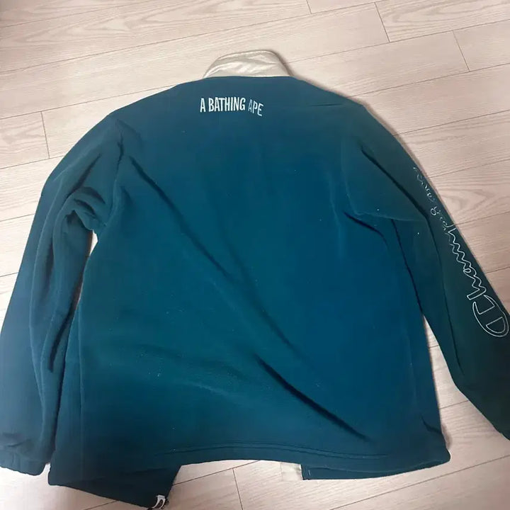 [BUNJANG] Champion BAPE Fleece Jacket / 베이프 챔피온 콜라보 플리스 자켓