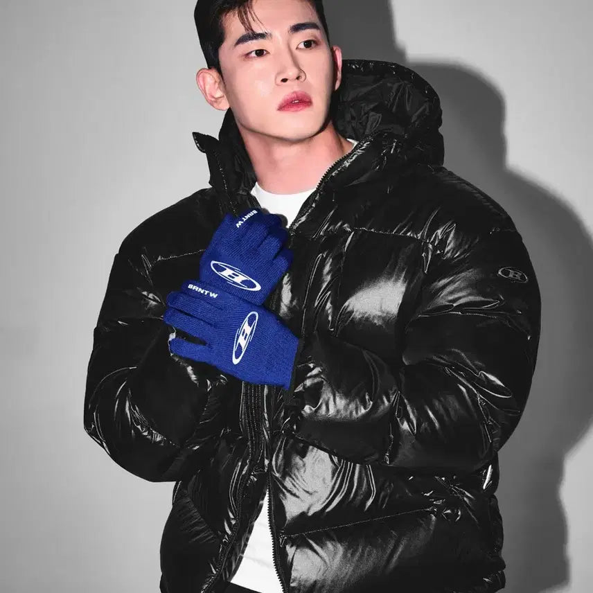 [BUNJANG] Born to Win SYMBOL B KNIT GLOVE [BLUE] / 본투윈 장갑 새상품 SYMBOL B KNIT GLOVE [BLUE]