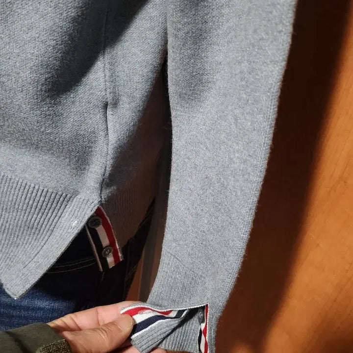 [BUNJANG] Thom Browne Icon Stripe Knit / 톰브라운 톰 아이콘 사선 완장 니트2XL입니다만약90에서95정도