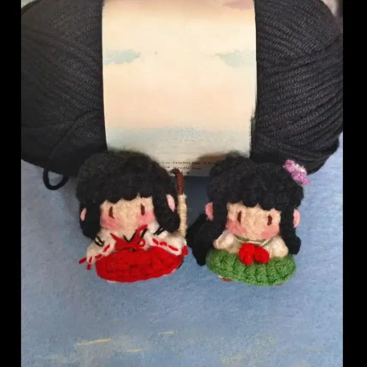 [BUNJANG] Inuyasha Characters Crochet Keyring / #이누야샤 등장인물들# 손뜨개키링