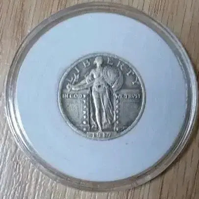 [BUNJANG] 1917 Statue of Liberty Commemorative Coin / 미국 1917년 자유의 여신상 기념주화 - 상태사진