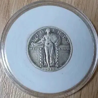 [BUNJANG] 1917 Statue of Liberty Commemorative Coin / 미국 1917년 자유의 여신상 기념주화 - 상태사진