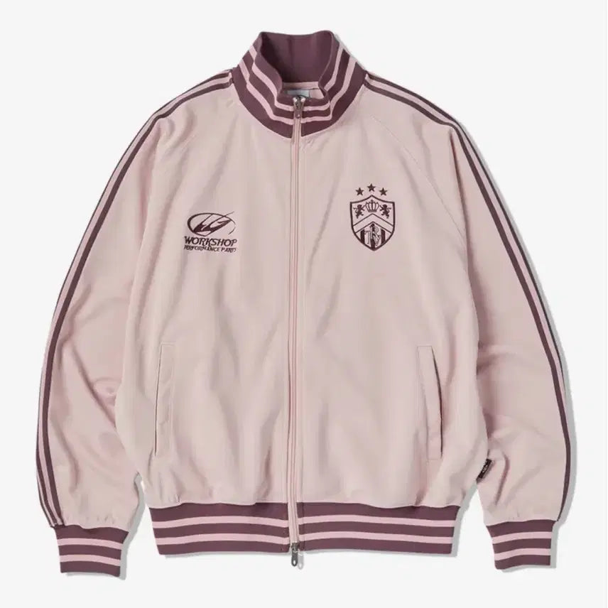 [BUNJANG] Track Jacket Jersey Pink M / 트래블 져지 트랙 자켓 핑크 M