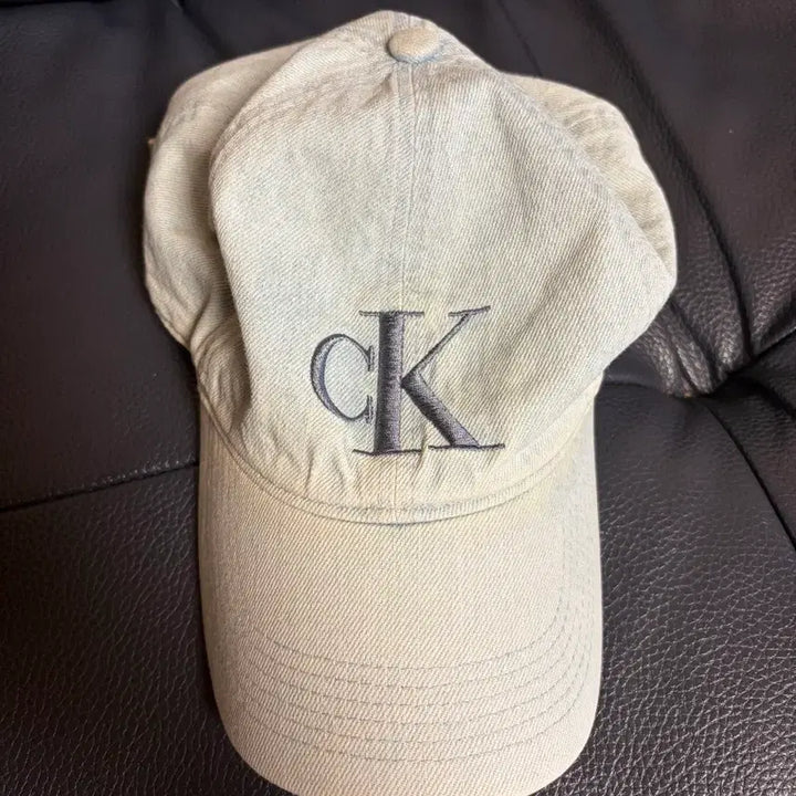 [BUNJANG] Calvin Klein Denim Ball Cap / 캘빈클라인 데님 볼 캡 모자